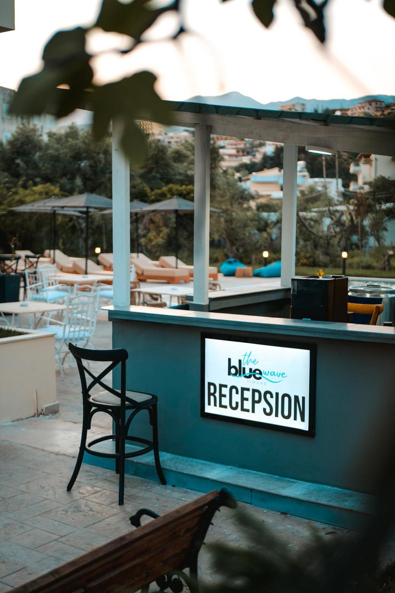 The Blue Wave Hotel Himare Exterior photo